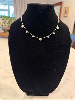 Kendra Scott Tiny Gold Disc Necklace